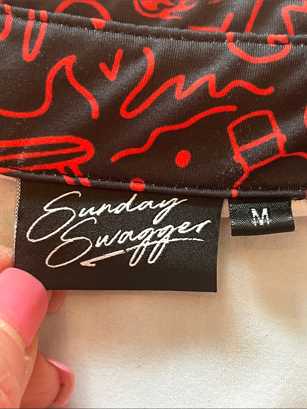 Sunday Swagger Fireball Whisky Blaze Golf Polo - Picture 6 of 9